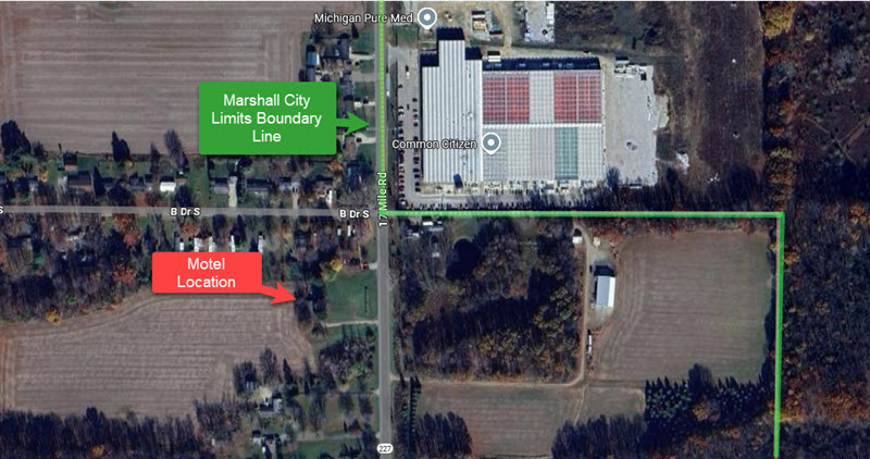 Buskirk Motel - Aerial Map (newer photo)